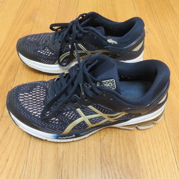 CLEARANCE Asics Gel Kayano 26 Midnight Blue Running Shoe size 7.5 - Picture 2 of 8